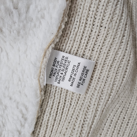 Off White Sweater Jacket - Picture 4 of 5